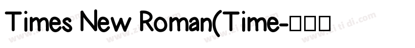 Times New Roman(Time字体转换